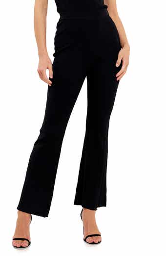 Grey Lab Flare Leg Rib Pants