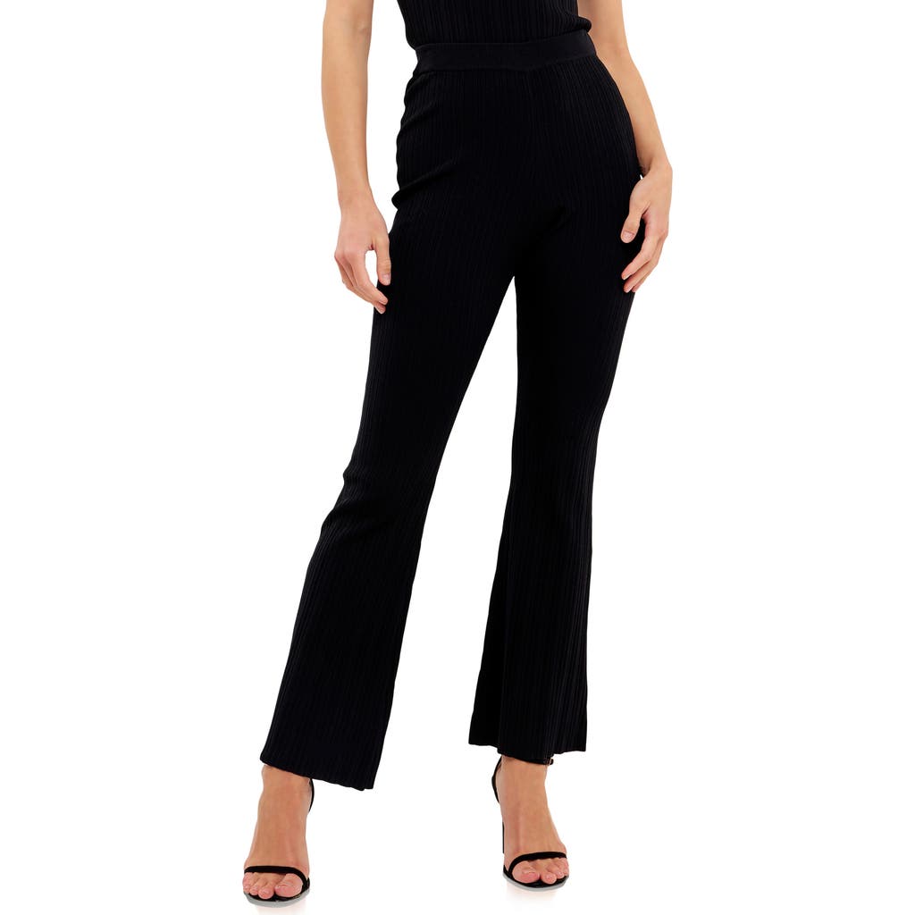 Grey Lab Slick Rib Cutaway Tank In Black