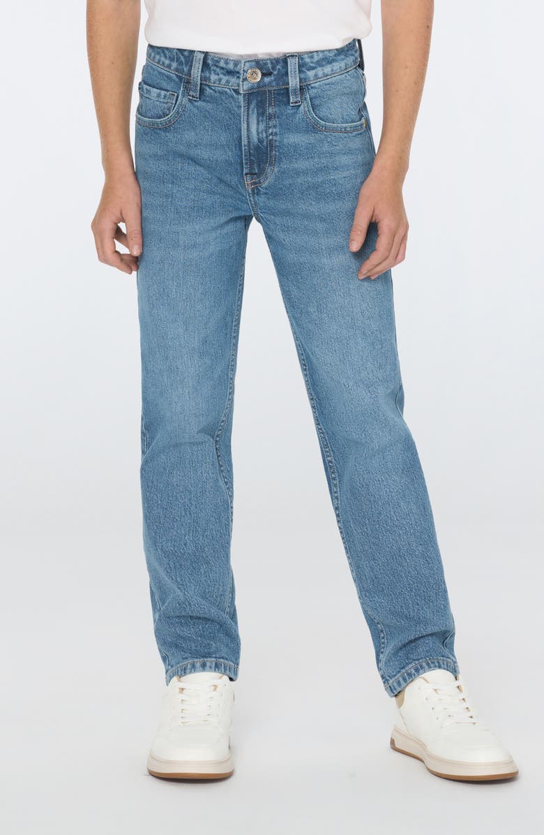 Scotch & Soda Kids' Five-Pocket Loose Tapered Fit Jeans, Alternate, color, Thunderstorm