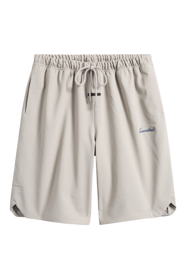 Signature Relaxed Fit Drawstring Sweat Shorts, Alternate, color, STONE