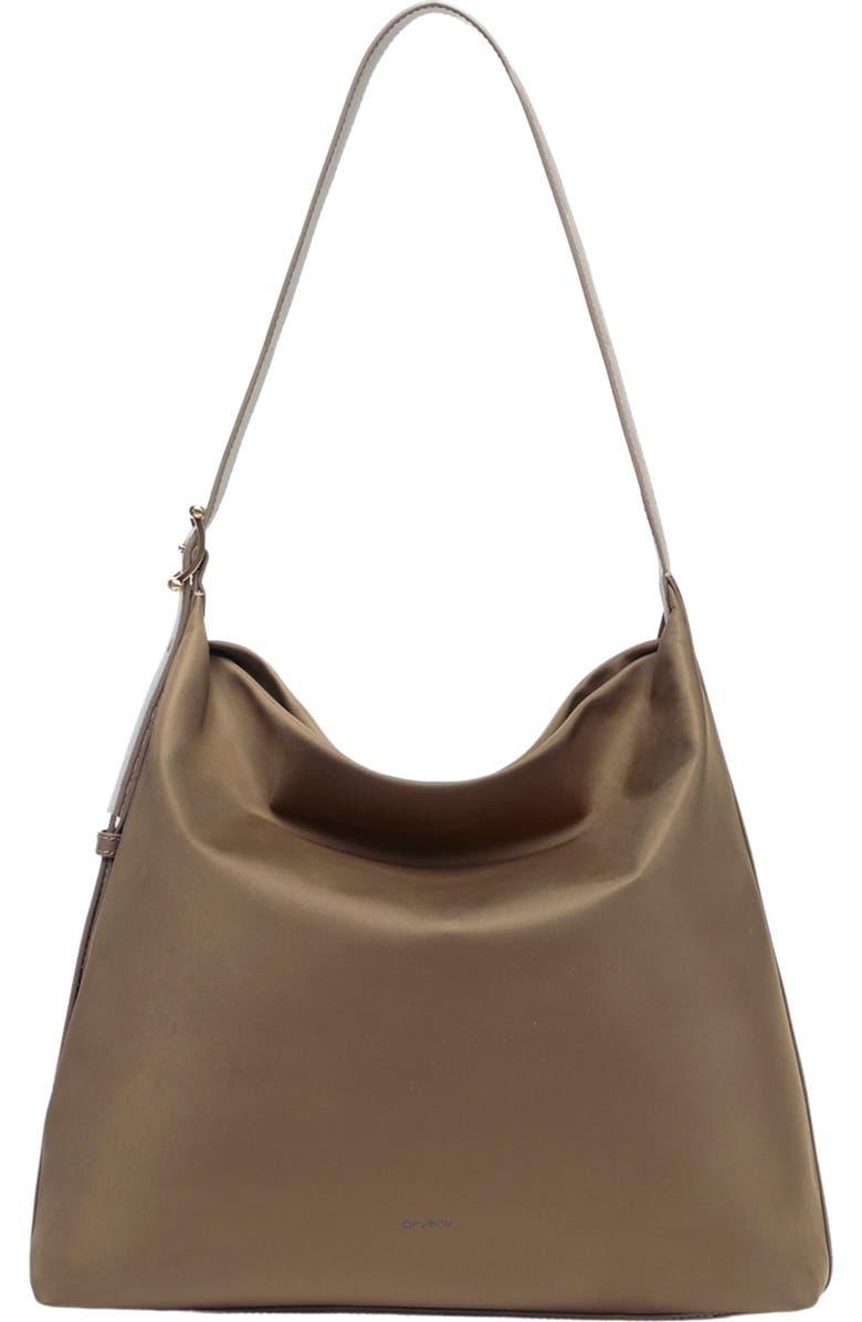 Oryany Sophia Nylon Shoulder Bag, Main, color, Dark Beige