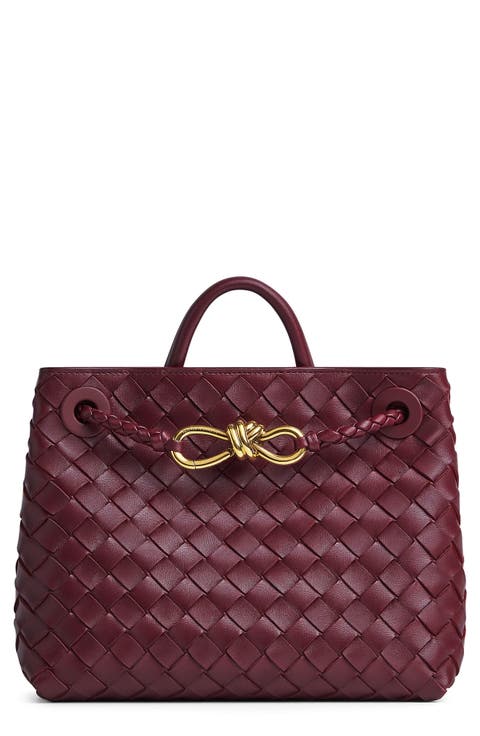 ◆BOTTEGA VENETA 最新作◆Intrecciato ダストバッグ/Burgundy◆ Bottega Veneta Intrecciato Burgundy Suede Clutch