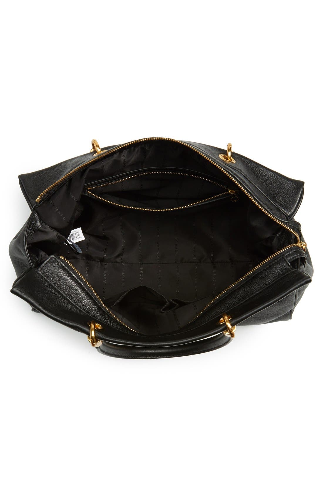 MARC BY MARC JACOBS 'Too Hot to Handle' Tote, Alternate, color, BLACK
