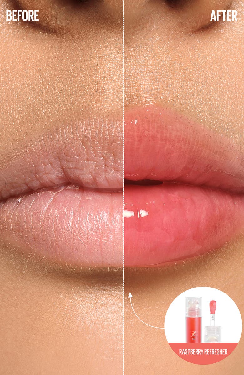 Kaja Juicy Glass Lip Oil, Alternate, color, Raspberry Refresher