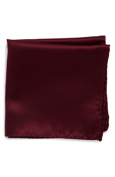 Solid Satin Pocket Square