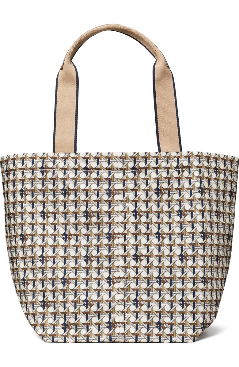 Tory Burch Small Basketweave Nylon Tote, Alternate, color,