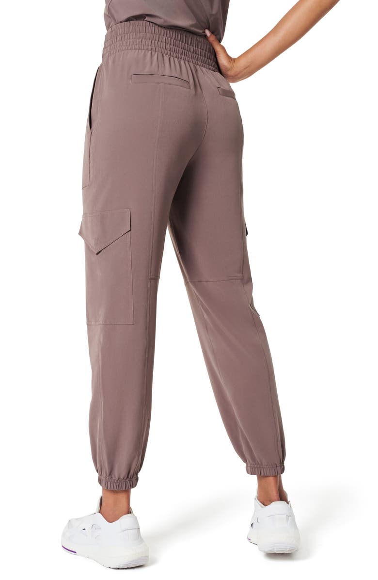 SPANX<sup>®</sup> On the Move Cargo Joggers, Alternate, color, Smoke