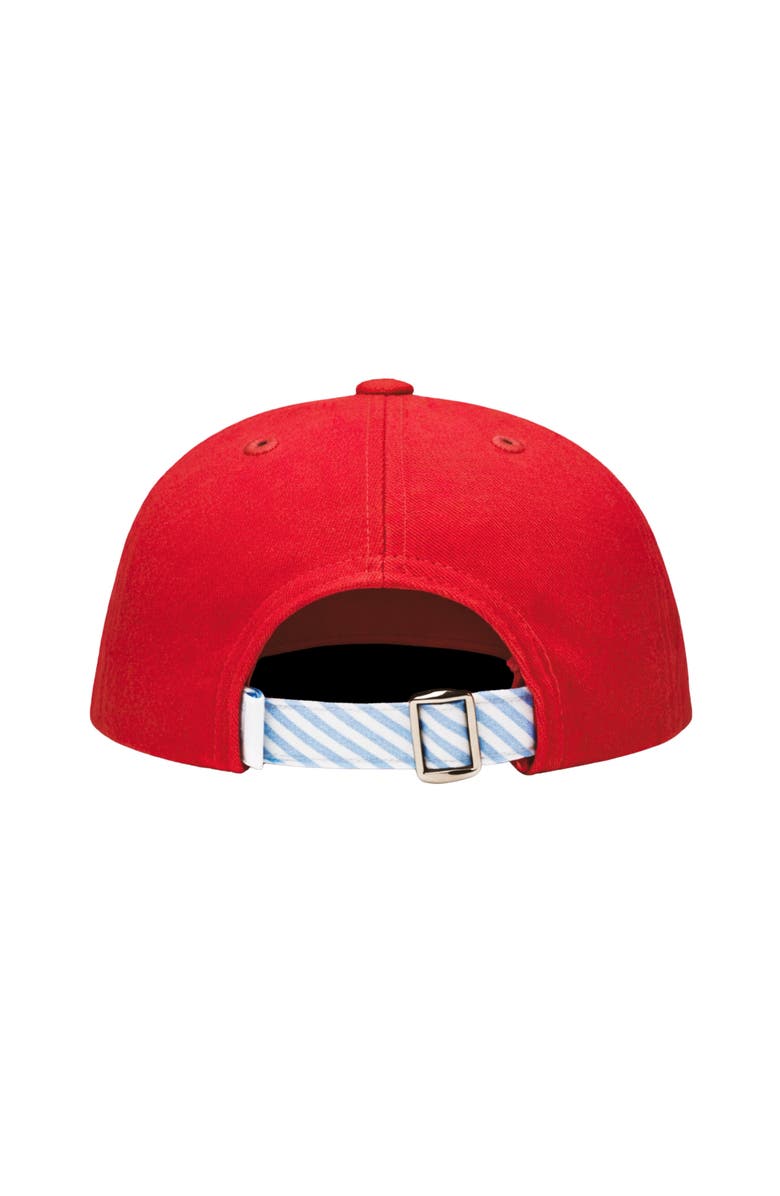 Bits & Bows All-Star Baseball Hat, Alternate, color, Red