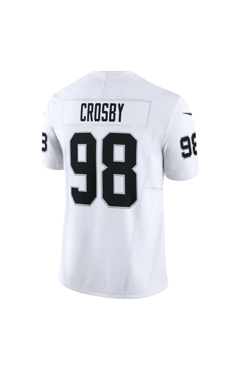 Nike Men's Nike Maxx Crosby White Las Vegas Raiders Vapor F.U.S.E. Limited Jersey, Alternate, color, 