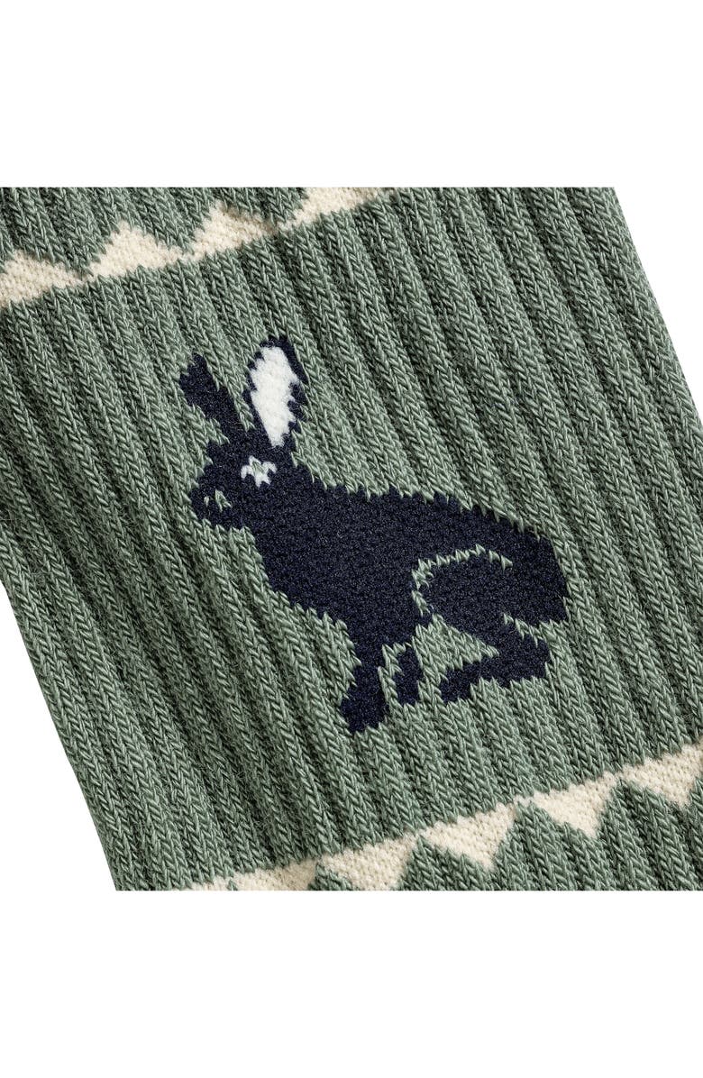 Bombas Placed Hare Marl Merino Wool Blend Crew Socks, Alternate, color, 
