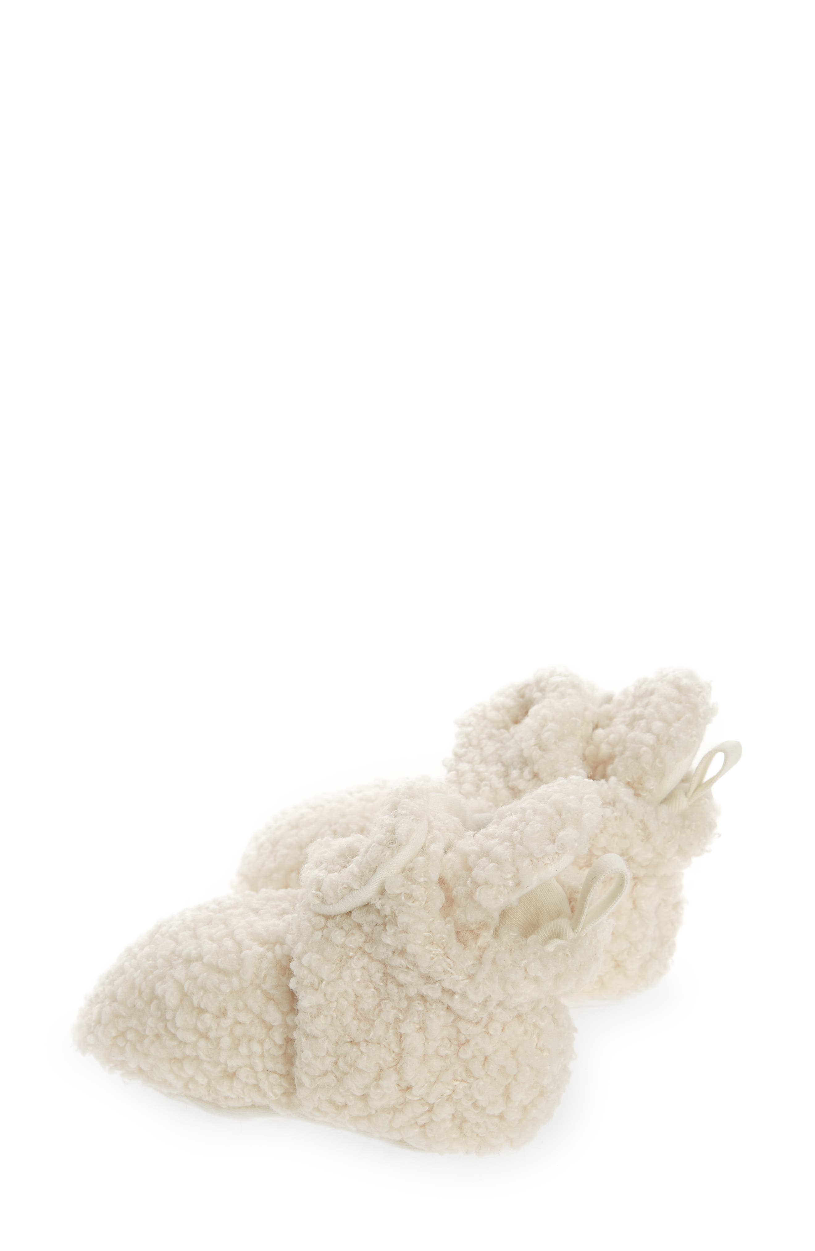 High Pile Fleece Bootie, Alternate, color, IVORY