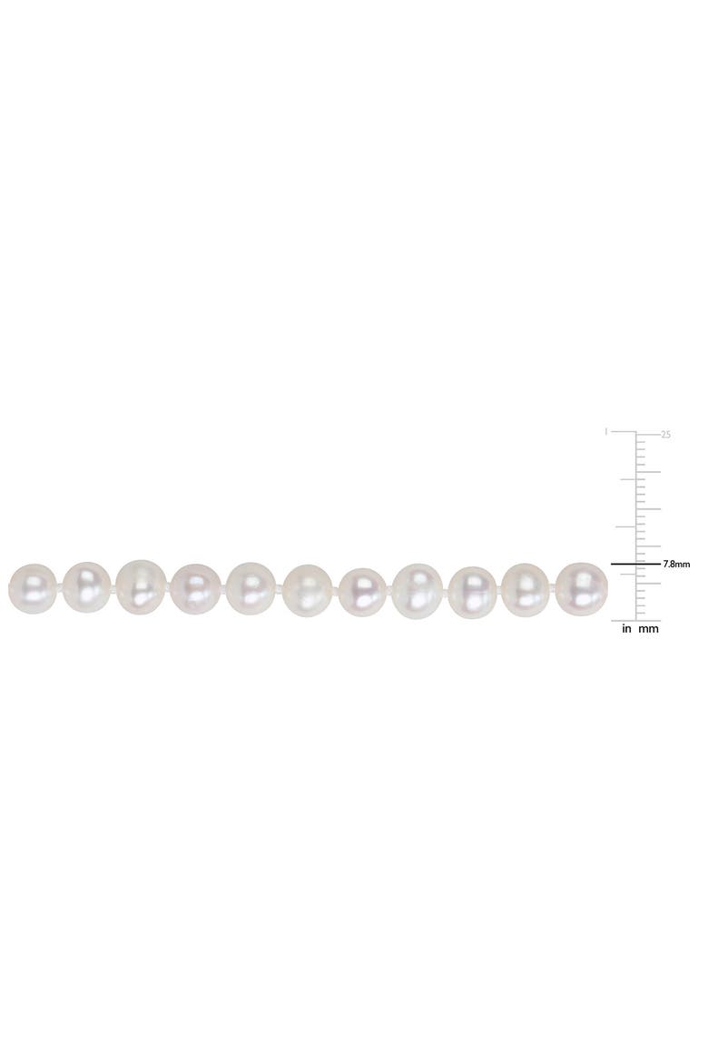 Cultured Pearl Necklace, 7–8mm, Alternate, color, WHITE