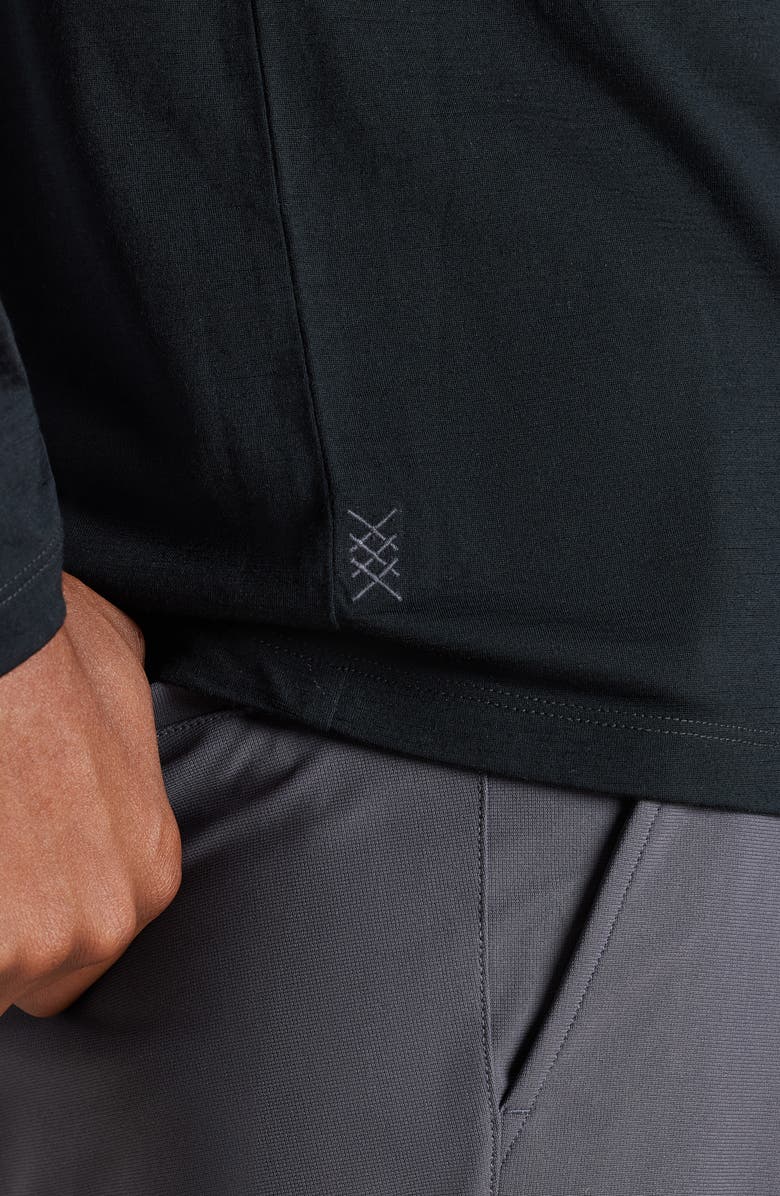 Rhone Modino Long Sleeve Wool Blend Crewneck T-Shirt, Alternate, color, 