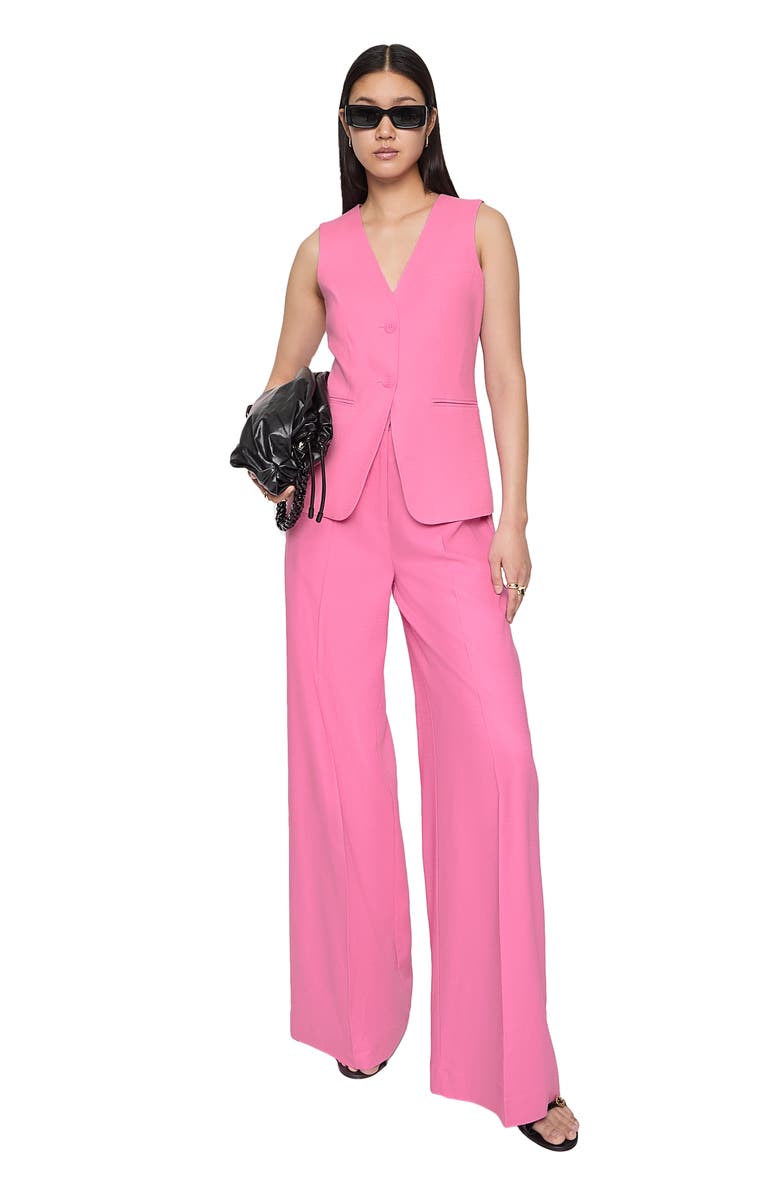 Rebecca Minkoff Ash Fitted Vest, Alternate, color, Ultra Pink