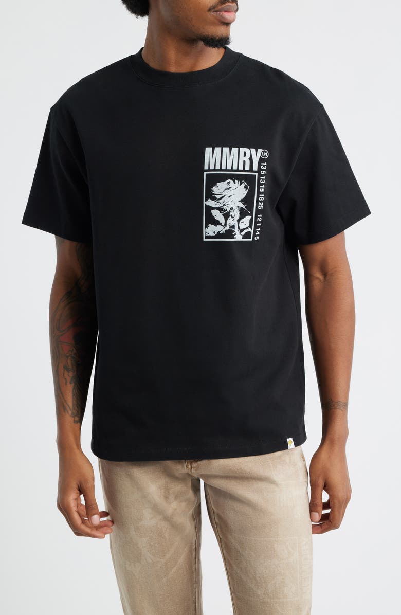 MEMORY LANE Through the Years Cotton Jersey Graphic T-Shirt, Main, color, Black