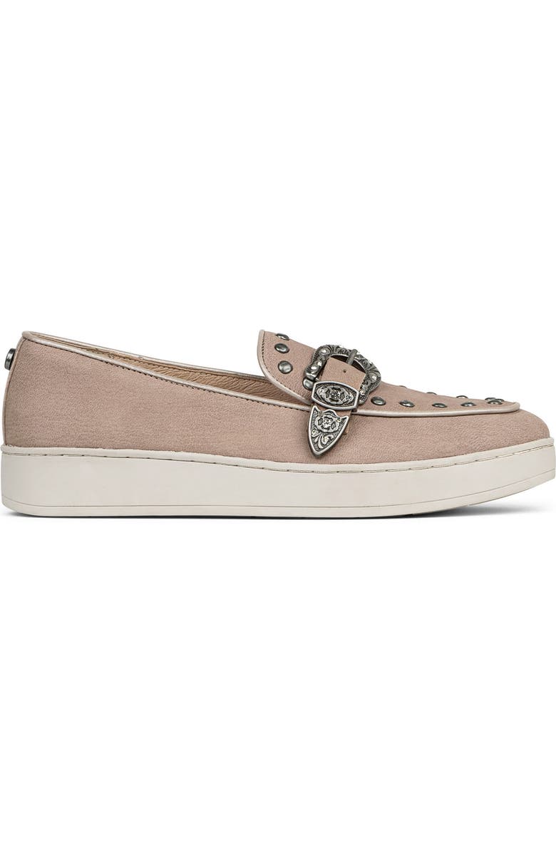 Donald Pliner Platform Wedge Loafer, Alternate, color, Taupe