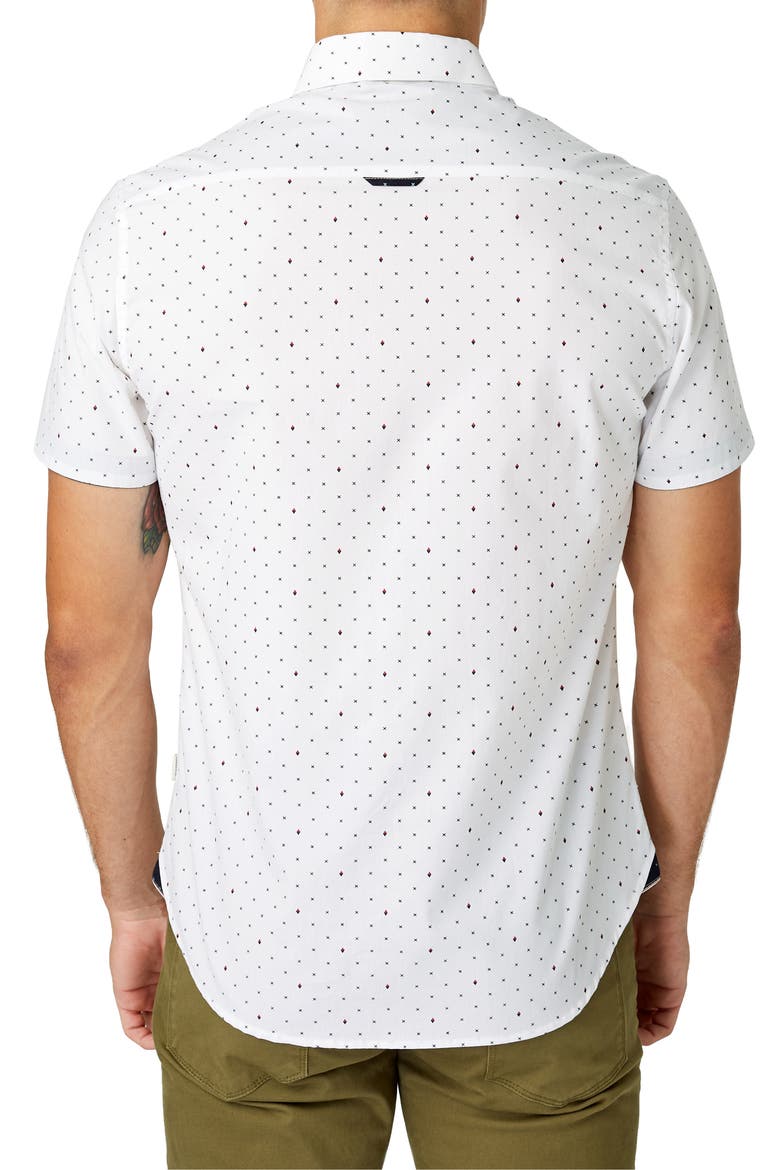 Vision Quest Slim Fit Cotton Shirt, Alternate, color, OFF WHITE