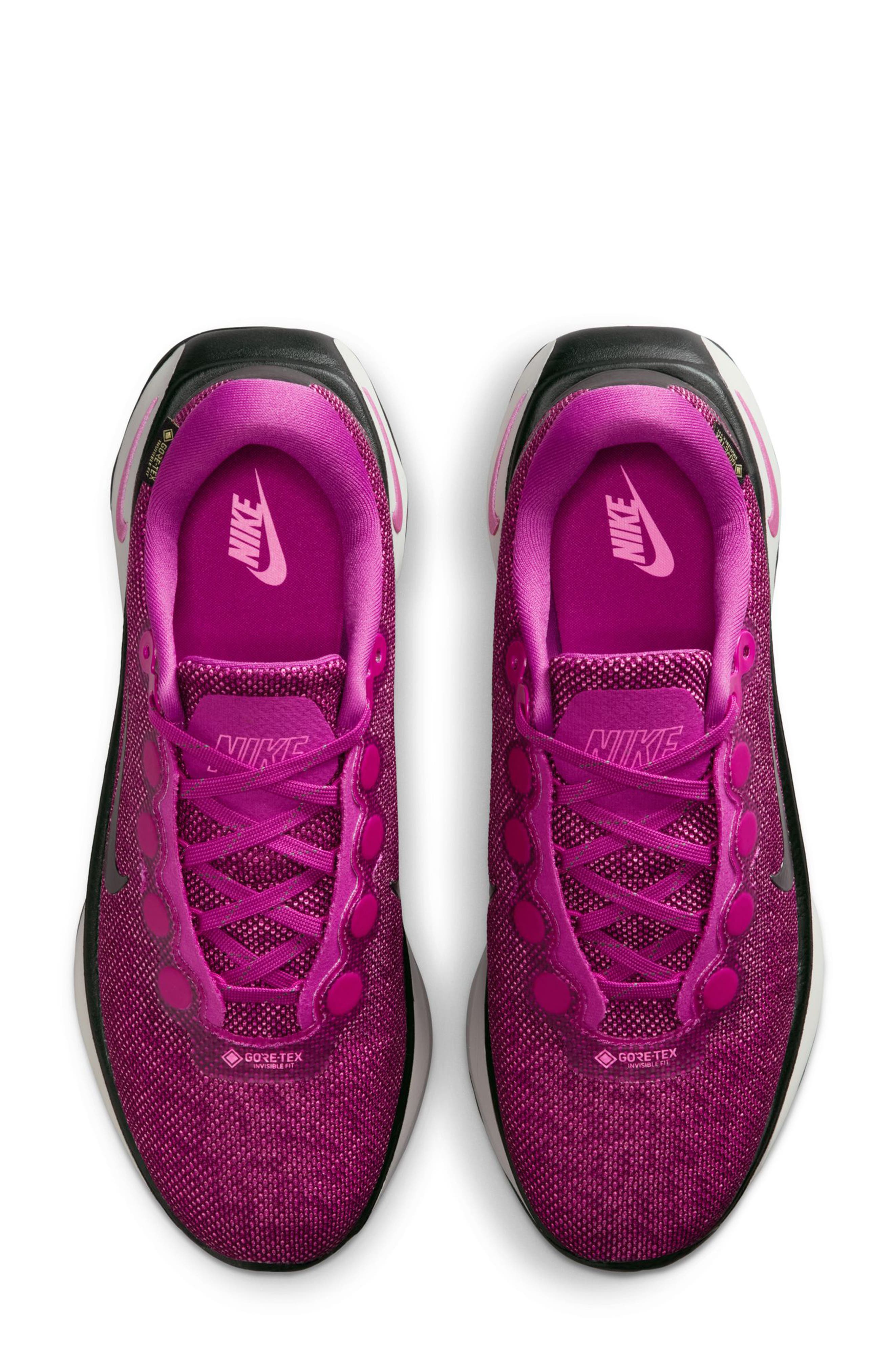 Nike Motiva Gore-Tex<sup>®</sup> Waterproof Road Running Shoe, Alternate, color, Bordeaux/Firepink/Cactusflower
