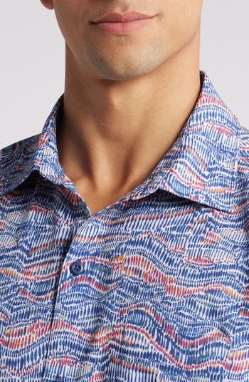 Bahama Coast Monte Rio Geo IslandZone<sup>®</sup> Short Sleeve Button-Up Shirt