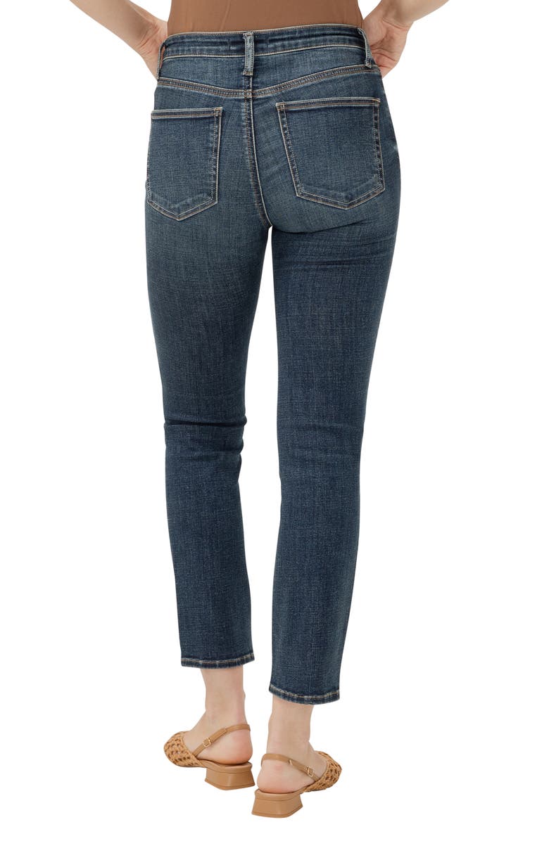 Silver Jeans Co. Most Wanted Mid Rise Ankle Straight Leg Jeans, Alternate, color, Indigo