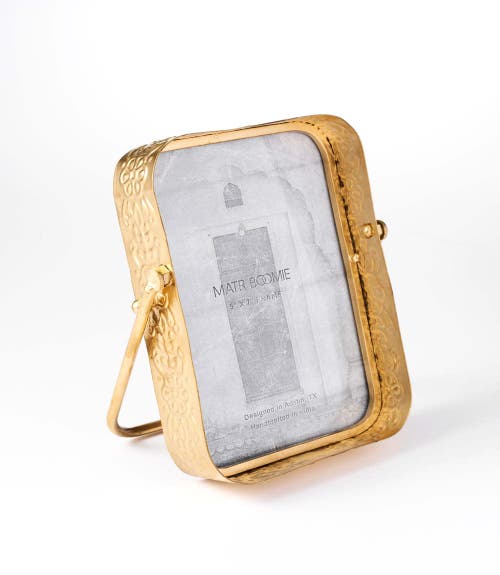 Matr Boomie Loha 5x7 Rounded Picture Frame In Gold - 5x7