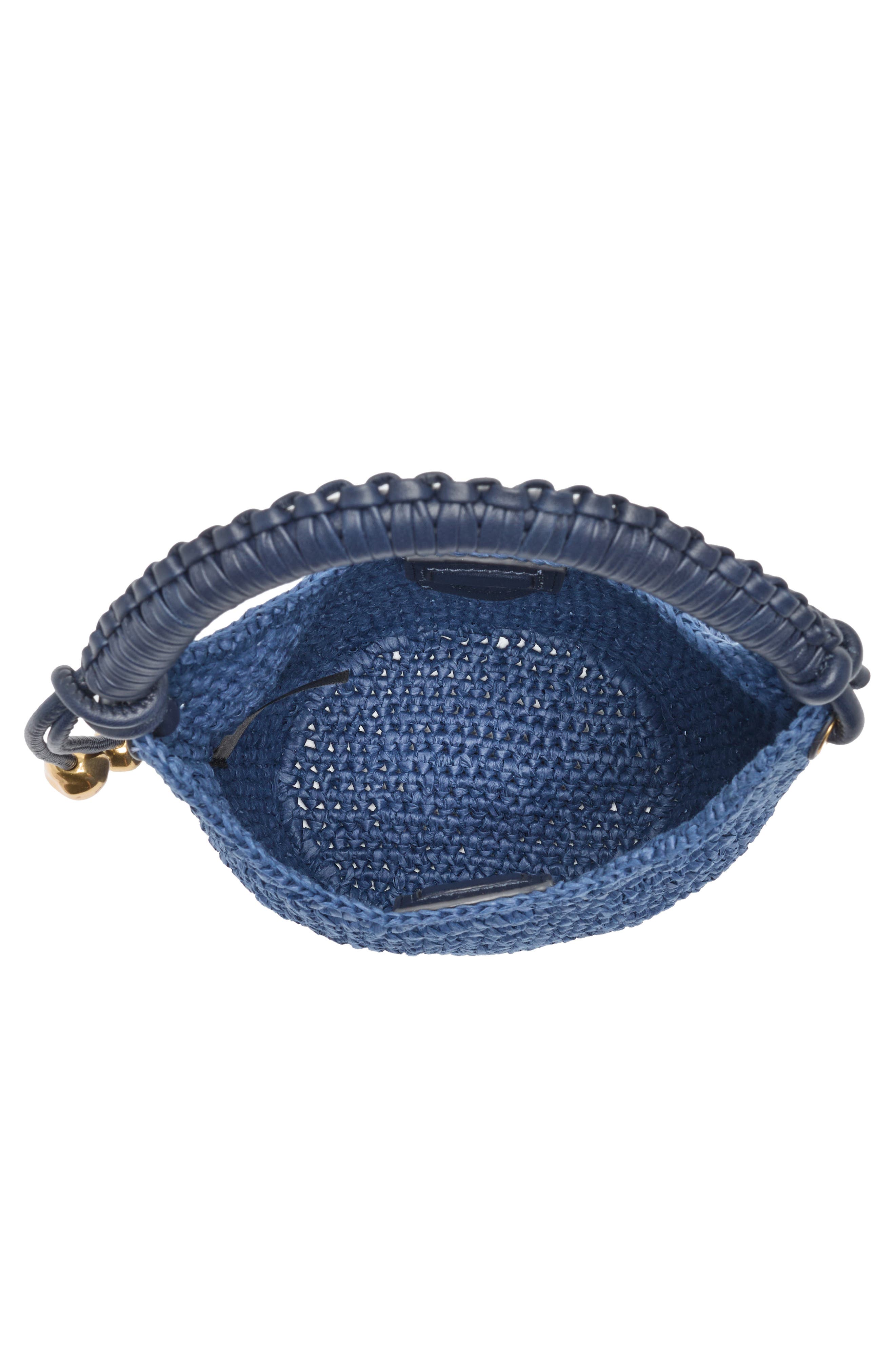 Madewell The Camren Mini Bag, Alternate, color, Washed Denim Multi