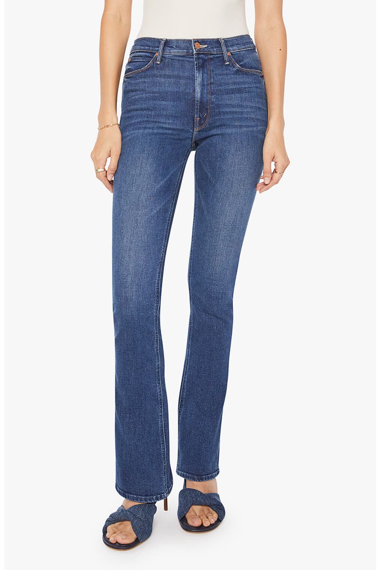 Runaway High Waist Flare Jeans, Main, color, START YOUR ENGINES