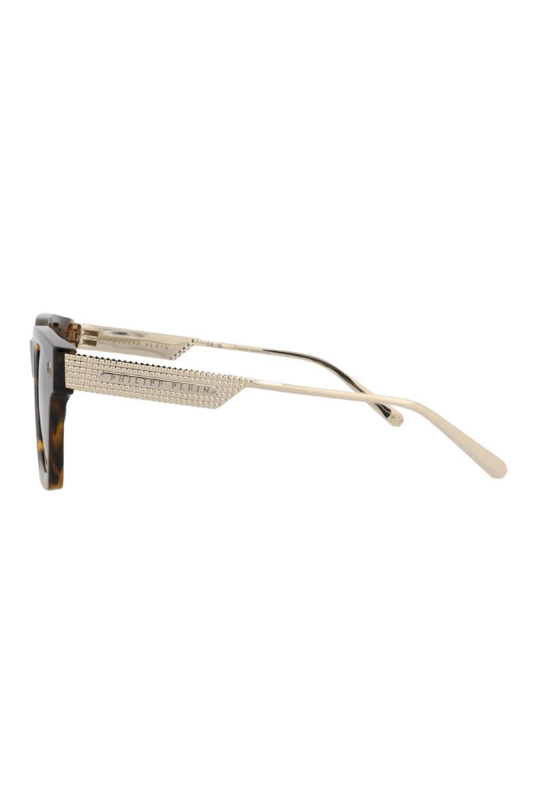 50mm Square Sunglasses, Alternate, color, HAVANA GOLD BROWN