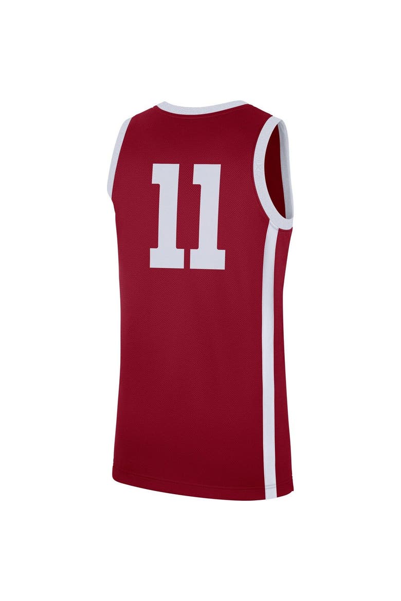 Men's Jordan Brand Crimson Oklahoma Sooners Replica Jersey, Alternate, color, Crimson
