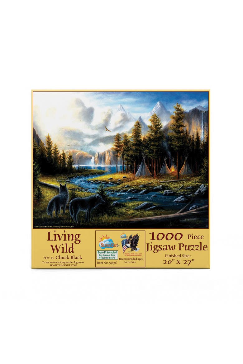 Living Wild 1000 piece Jigsaw Puzzle for Adults, Alternate, color, Multicolor