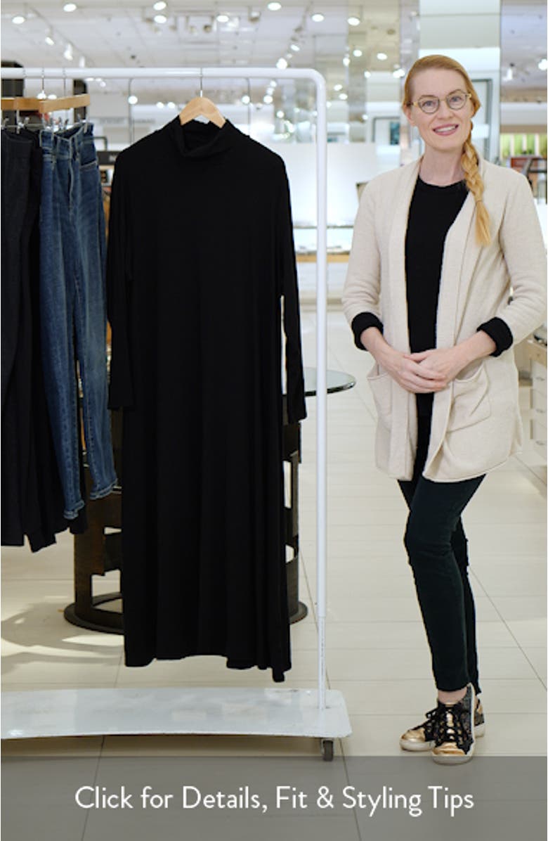 Long Sleeve Jersey Maxi Dress, sales video thumbnail