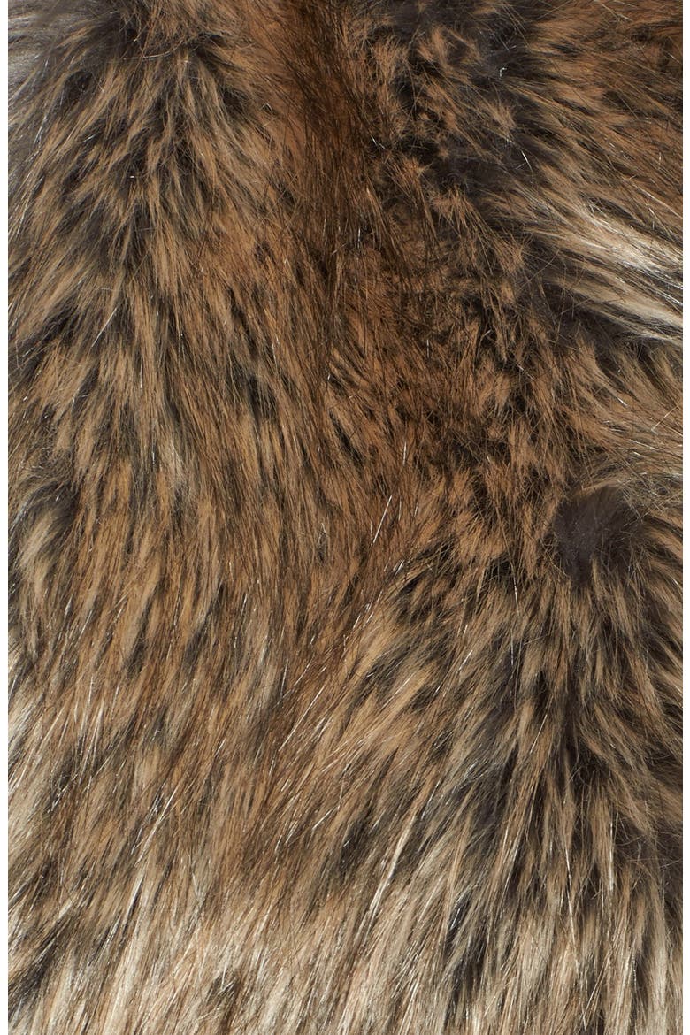 Oversized Faux Fur Collar, Alternate, color, NATURAL