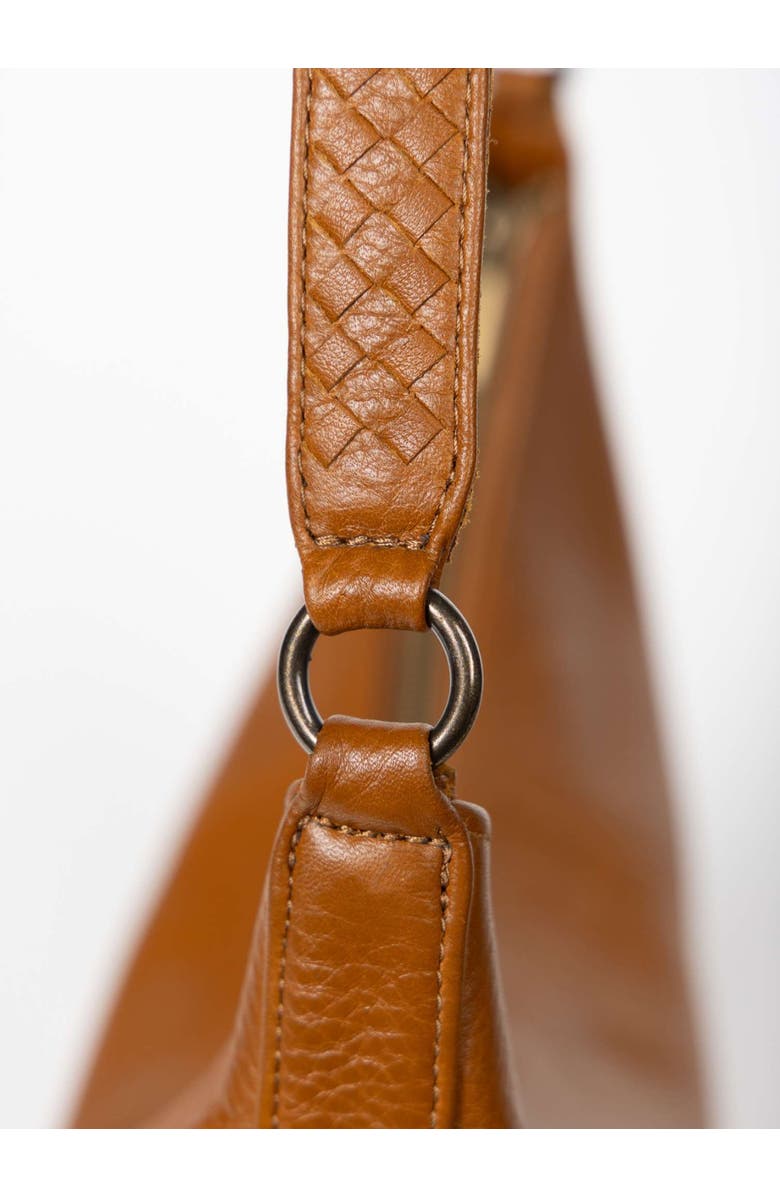 Deux Mains Saddle Shoulder Bag, Alternate, color, Honey