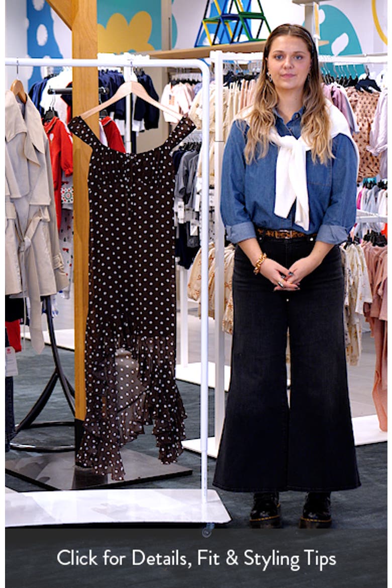 Bias Cut Chiffon Asymmetric Hem Dress video