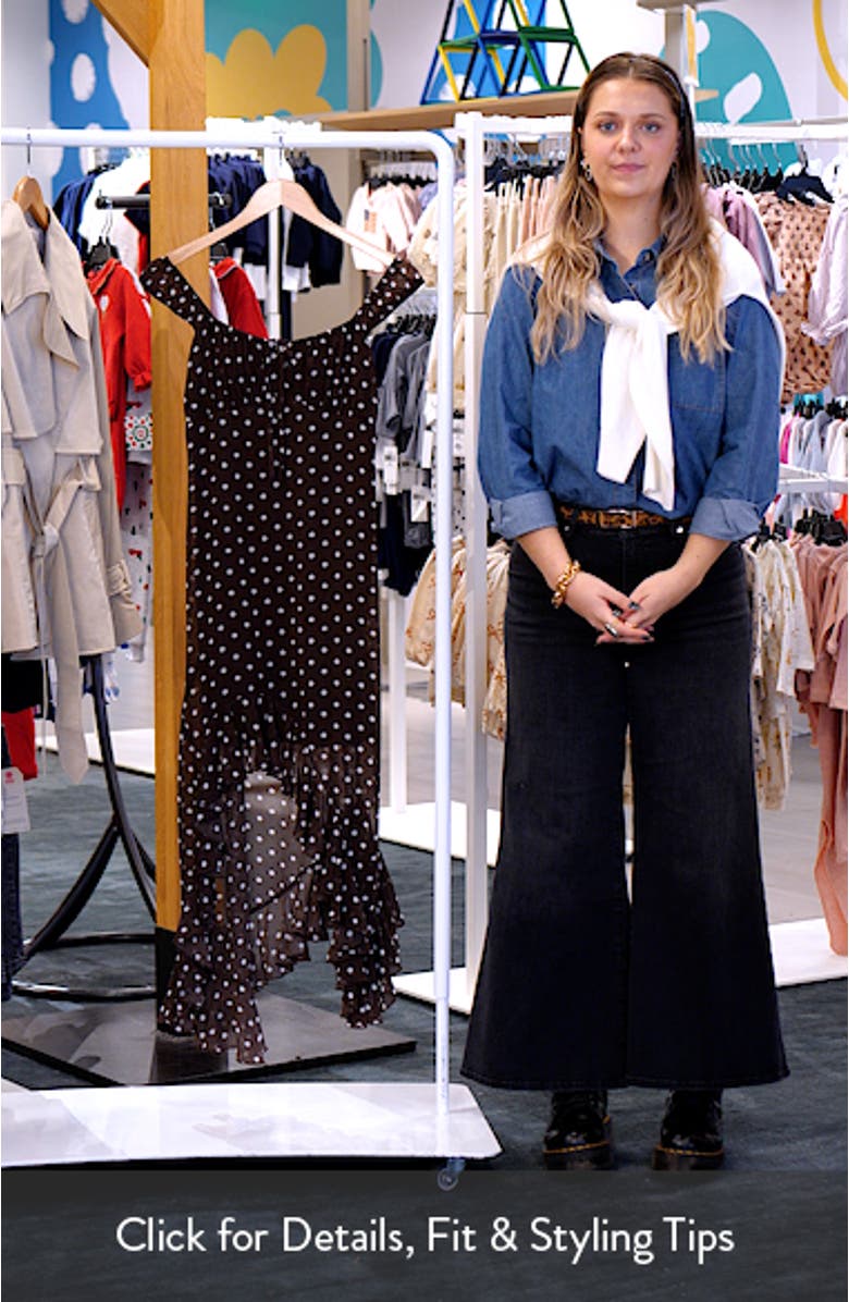 Bias Cut Chiffon Asymmetric Hem Dress, sales video thumbnail