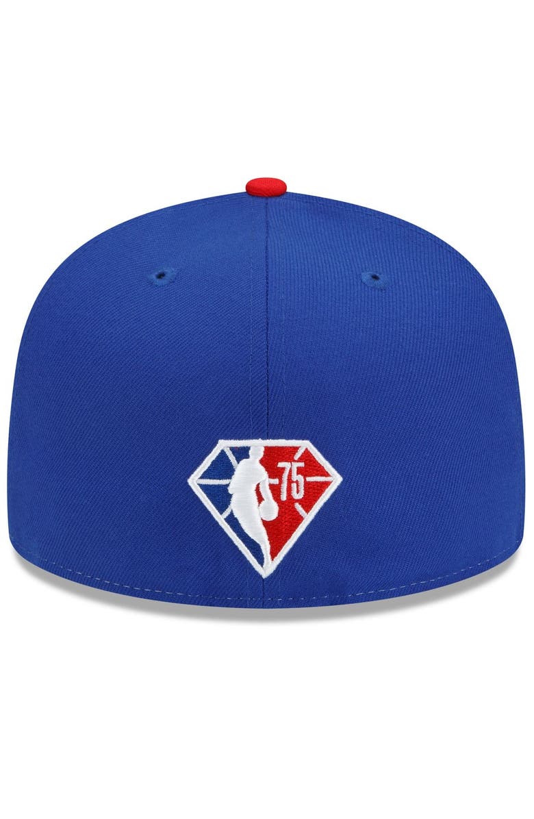 New Era Men's New Era Blue/Red Washington Wizards 2021/22 City Edition City Edition Official 59FIFTY Fitted Hat, Alternate, color, 