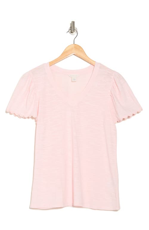 Caslon ® Scallop Trim T-shirt