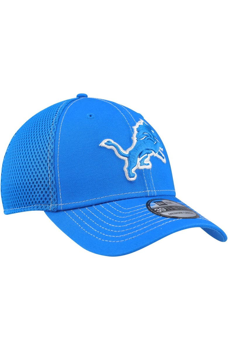 New Era Men's New Era Blue Detroit Lions Neo 39THIRTY Flex Hat, Alternate, color,