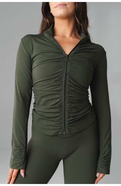 Vitality Cloud Ii Gather Jacket In Green
