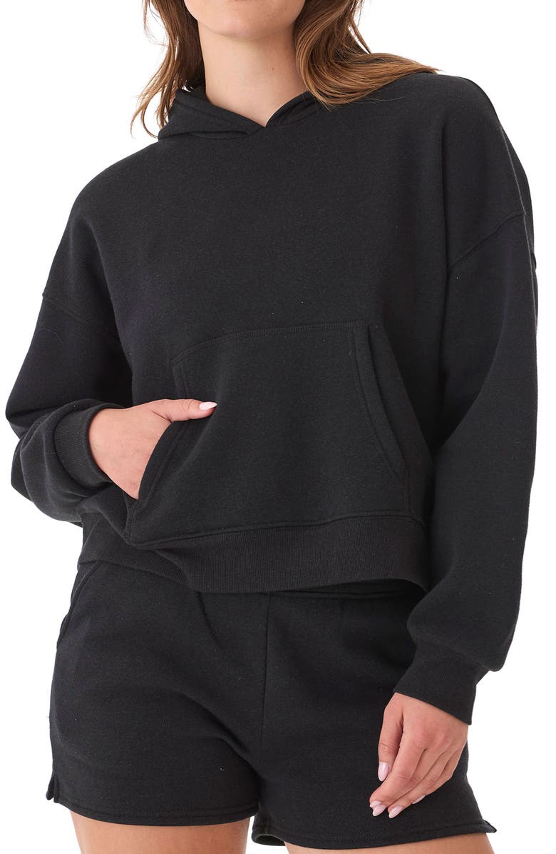 Threads 4 Thought Marcellina Triblend Fleece Pullover Hoodie, Main, color, Black