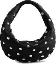 Khaite Medium Olivia Studded Suede Hobo Bag