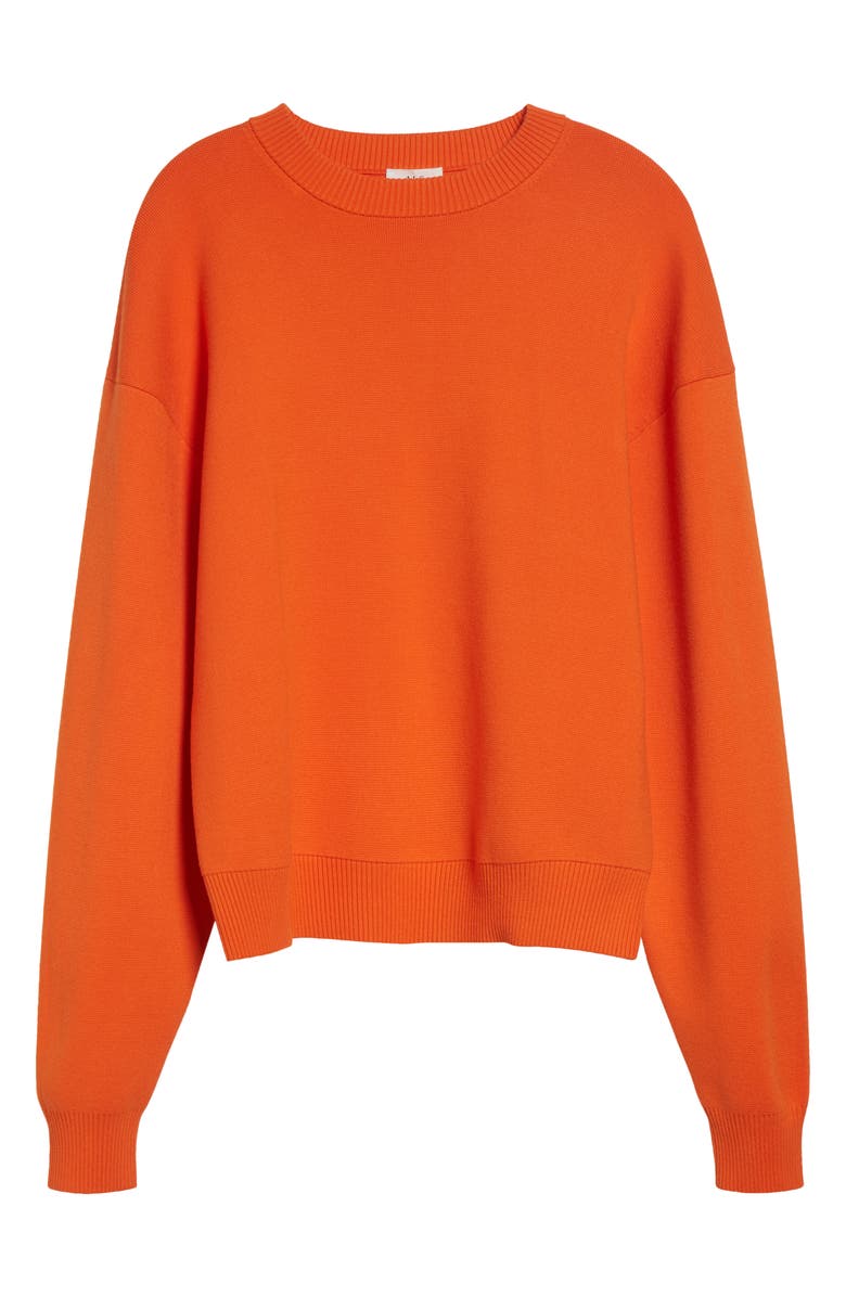 A.L.C. Teddy Crewneck Sweater, Alternate, color, Poppy