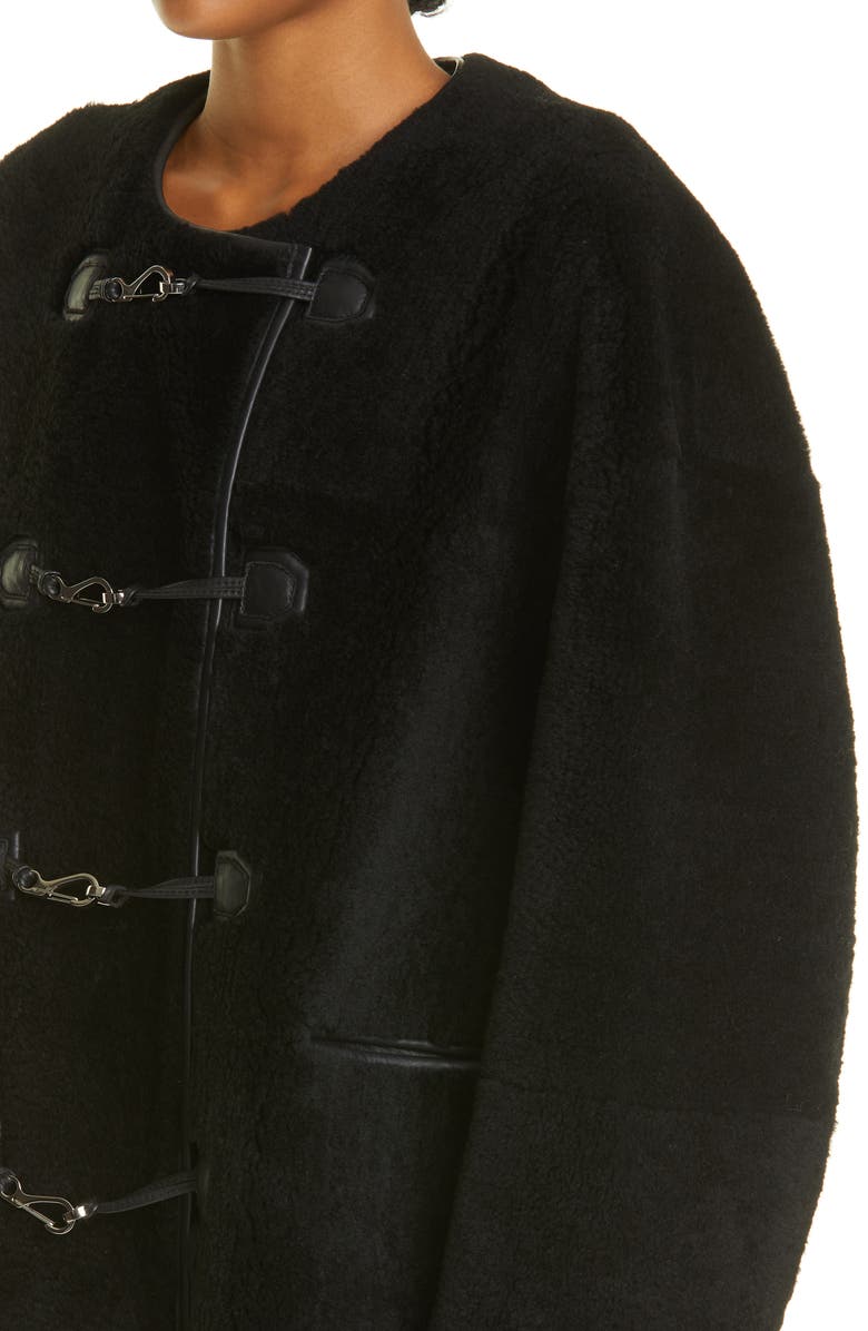 TOTEME Teddy Genuine Shearling Jacket, Alternate, color, 