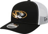 New Era Men's New Era  Black Missouri Tigers Team 9SEVENTY COOLERA Trucker Adjustable Hat