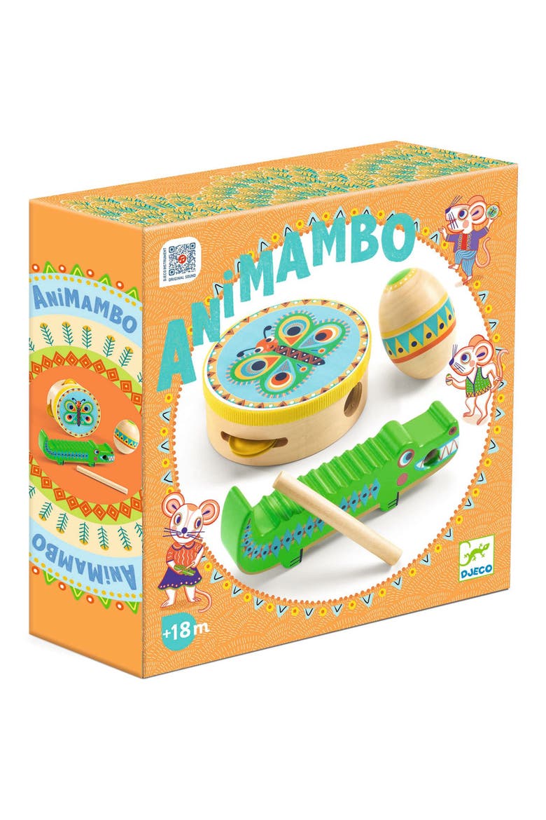 Animambo 3-Piece Percussion Instrument Set, Alternate, color, MULTI