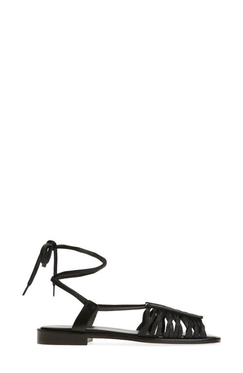 Hereu Consell Ankle Strap Sandal In Black
