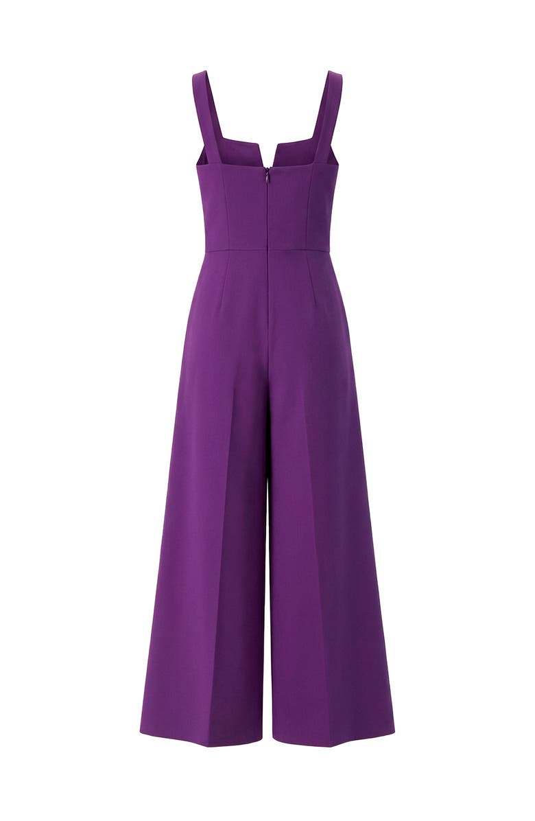 IVONNE Wide-Leg Jumpsuit with Classic Strap and Squared Neck, Alternate, color, Purple