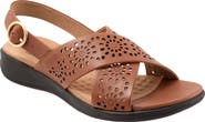 SoftWalk® Tillman Perforated Slingback Sandal