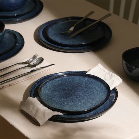 Mirella Stoneware 24-Piece Dinnerware Set