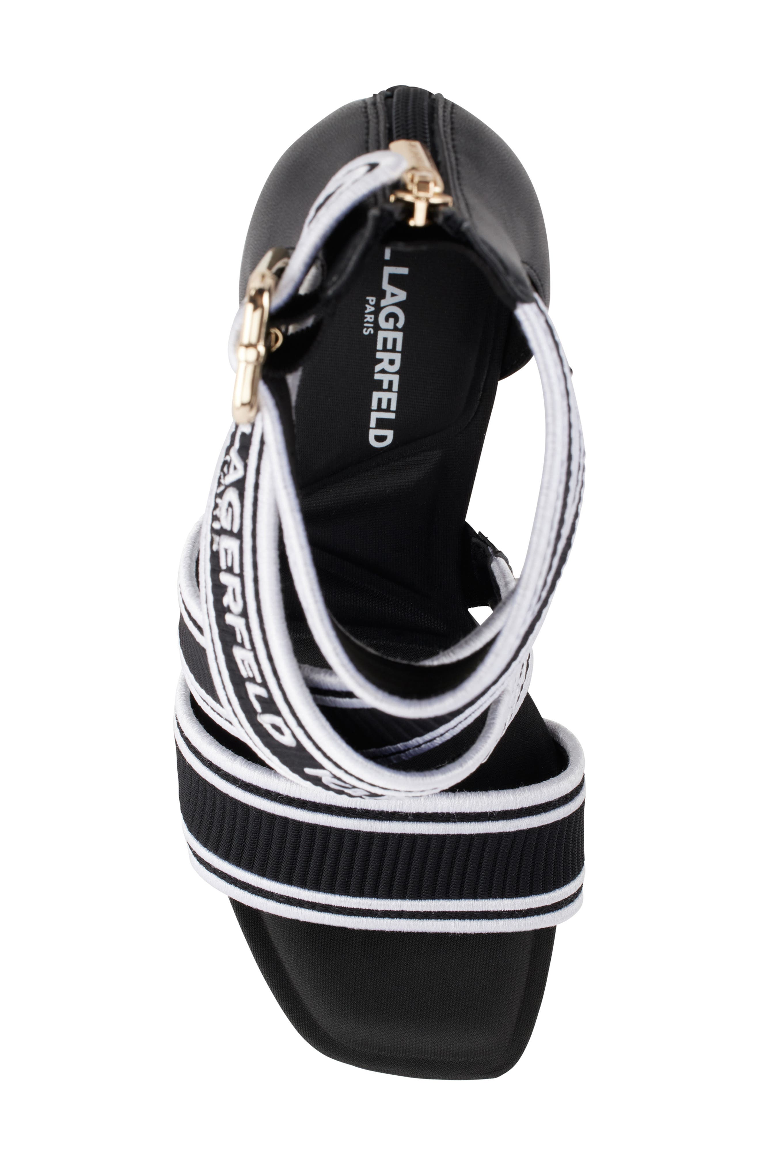 KARL LAGERFELD PARIS Careliz II Strappy Sandal, Alternate, color, 